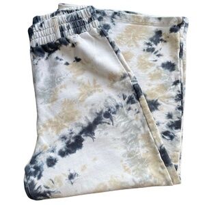 Tye Dye Wide leg 100% cotton sweatpants Sz L